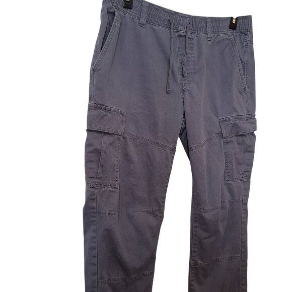 No Boundaries Mens Cargo Jogger Pants Elastic Waist M Grey - Picture 3 of 11